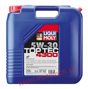 Liqui Moly - TOP TEC 4300 5W-30, 20 Litrov