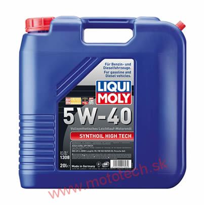 LIQUI MOLY - SYNTHOIL HIGH TECH 5W-40, 20 Litrov