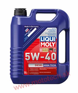 LIQUI MOLY - DIESEL HIGH TECH 5W-40, 5 Litrov