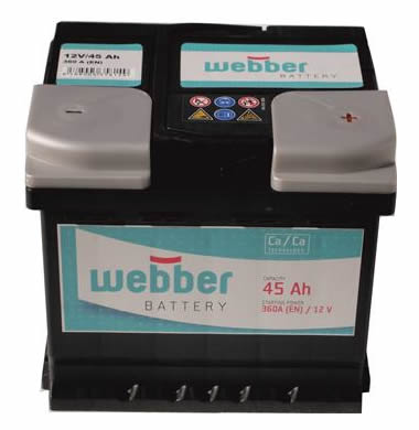 Autobatéria WEBBER 12V 45Ah, 360A