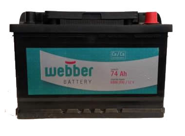 Autobatéria WEBBER 12V 74Ah, 680A